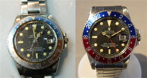 rolex before and after service|rolex restoration before and after.